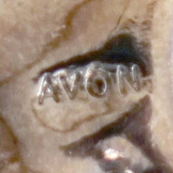 Large Avon Floral Statement Pin Brooch Emerald Sapphire Citrine Black Pave - Picture 4 of 4